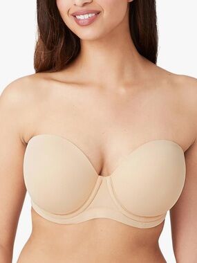 Wacoal Red Carpet Smooth Nude Strapless Molded Bra - Seamless Support